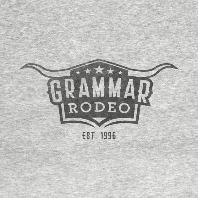 Grammar Rodeo (Black) by winstongambro